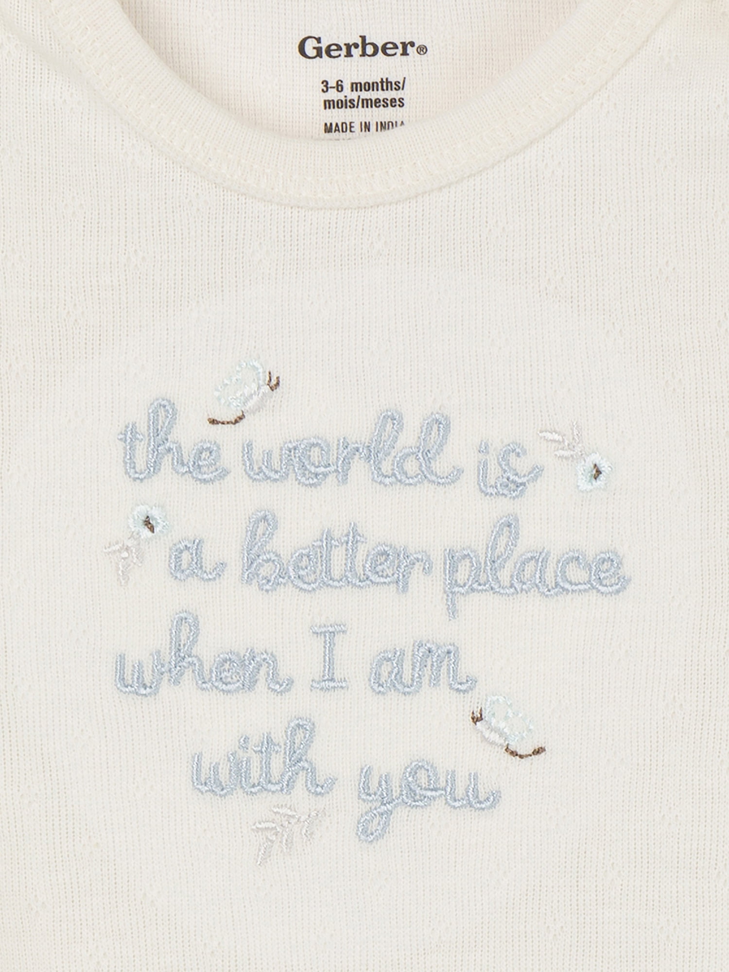 Gerber Baby Girl Take Me Home Outfit Set, 3-Piece, Sizes Newborn - 6/9 Months