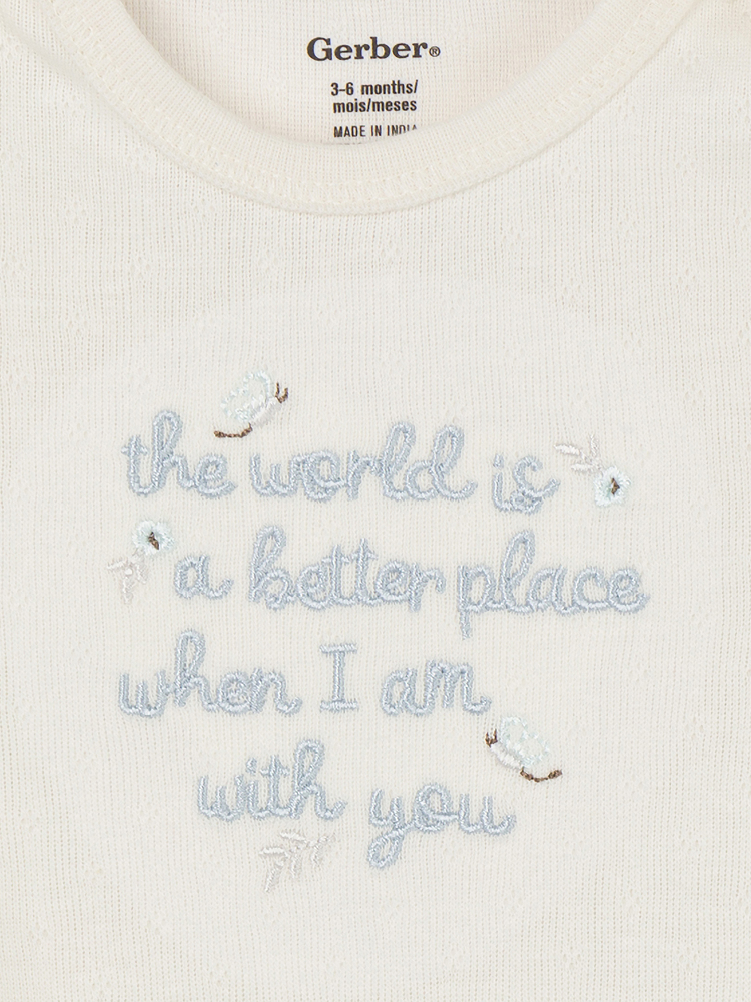 Gerber Baby Girl Take Me Home Outfit Set, 3-Piece photo 6