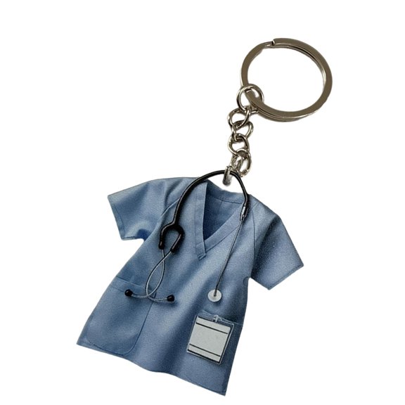 Stylish Acrylic Nurse Keychain For Daily Use