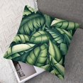 thumbnail image 7 of nygtbtfer Pack of 2 Banana Leaves Pillow  Linen Tropical Palm Leaves Cushion Covers Square Decorative Pillowcases  for Sofa,Couch,Bed,Patio, 7 of 7