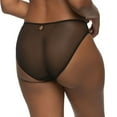 thumbnail image 2 of Women's Paramour by Felina Lotus Hi-Cut Brief Panty 635088 Color: Black Size: MEDIUM, 2 of 4