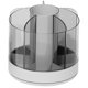 thumbnail image 2 of Pen Organizer Cup Rotatable Design Stationery Office Use Grey 14X14X14CM 1Set, 2 of 5