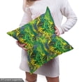 thumbnail image 4 of Ambesonne Plant Fabric by the Yard Upholstery, Exotic Leaves Watercolor, 5 Yards, Multicolor, 4 of 4