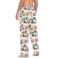 thumbnail image 3 of FORMRS Mens Pajama Pants with Pockets Cotton Sleepwear Lounge Bottoms Sizes S-2XL, Cute Cartoon Pattern, 3 of 7