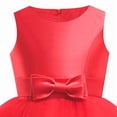 thumbnail image 4 of Sunny Fashion Girls Dress Sleeveless Red Ball Gown Wedding Party Pageant 6 Years, 4 of 6