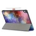 thumbnail image 4 of EpicGadget iPad Air 5 Case (5th Gen 2022)/ iPad Air 4 Case (4th Gen 2020) 10.9 with 2 PCS Tempered Glass Screen Protector for 10.9-inch iPad Air, Smart Cover Support Apple Pencil Charging (Galaxy), 4 of 5