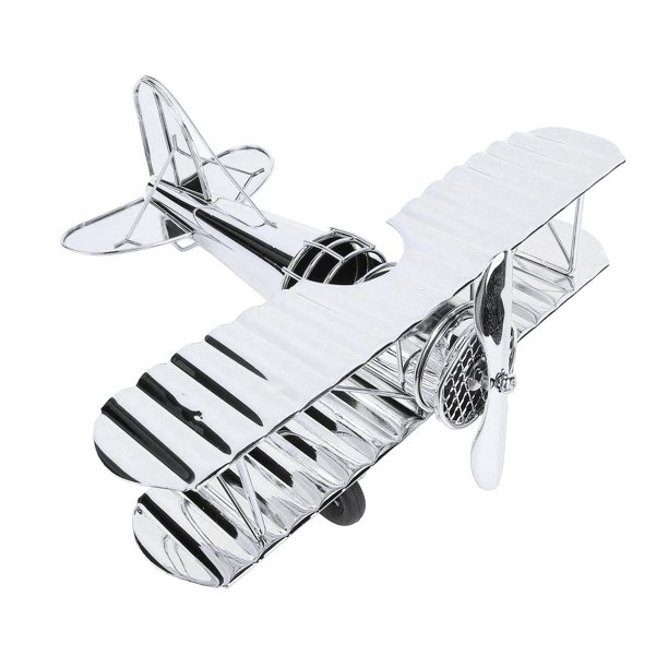 Modelo De Aviones Vintage: Modelo De Avión Vintage Grande, Colgante De Biplano De Planeador De Avión Retro De Hierro, Modelo De Avión De Juguete Para Niños, Adorno De Avión De