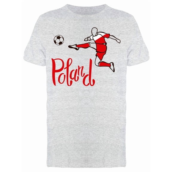 Poland National Football T-Shirt Men -Image by Shutterstock, Male Small