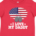 thumbnail image 4 of Inktastic I Love my Daddy Military Son Daughter Boys or Girls Toddler T-Shirt, 4 of 5