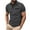 Dark Gray, variant on Chiccall Mens Knit Textured Shirts Slim Fit Short Sleeve Collared Button Down Summer Shirts Stylish Navy