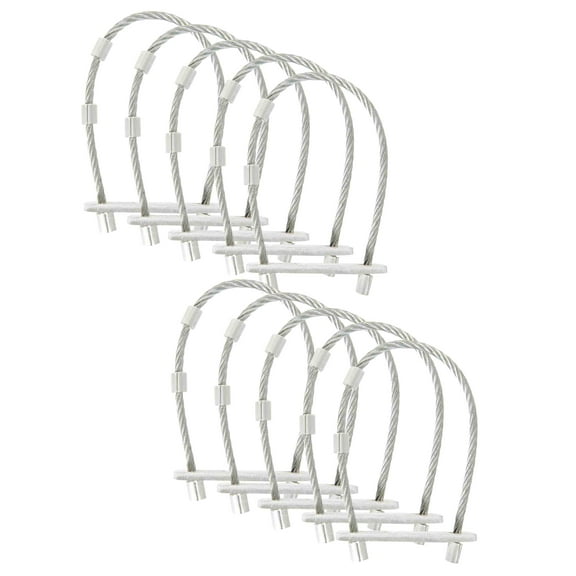 (10 Pack) Lever Binder Lock Snap Binder Safety Locking Clip