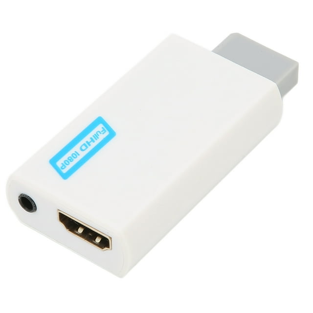 Convertidor De Interfaz Multimedia HD, Material Premium Para Adaptador Wii2 Transmisión De Señal Estable Para HD TV