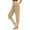 Khaki, variant on Admvng Womens Capri Pants Solid Elastic Waist Cropped Casual Stretchy Stylish Pants with Pockets S-3XL