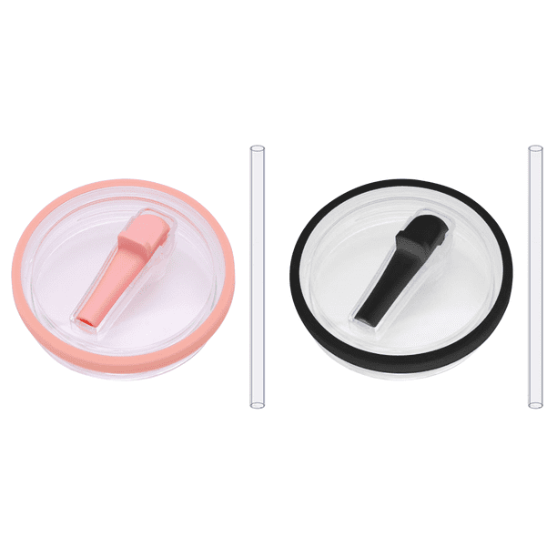 Tapa Pajita Abatible para 40Oz Cubierta A Prueba Derrames Repuesto () Color Rosa