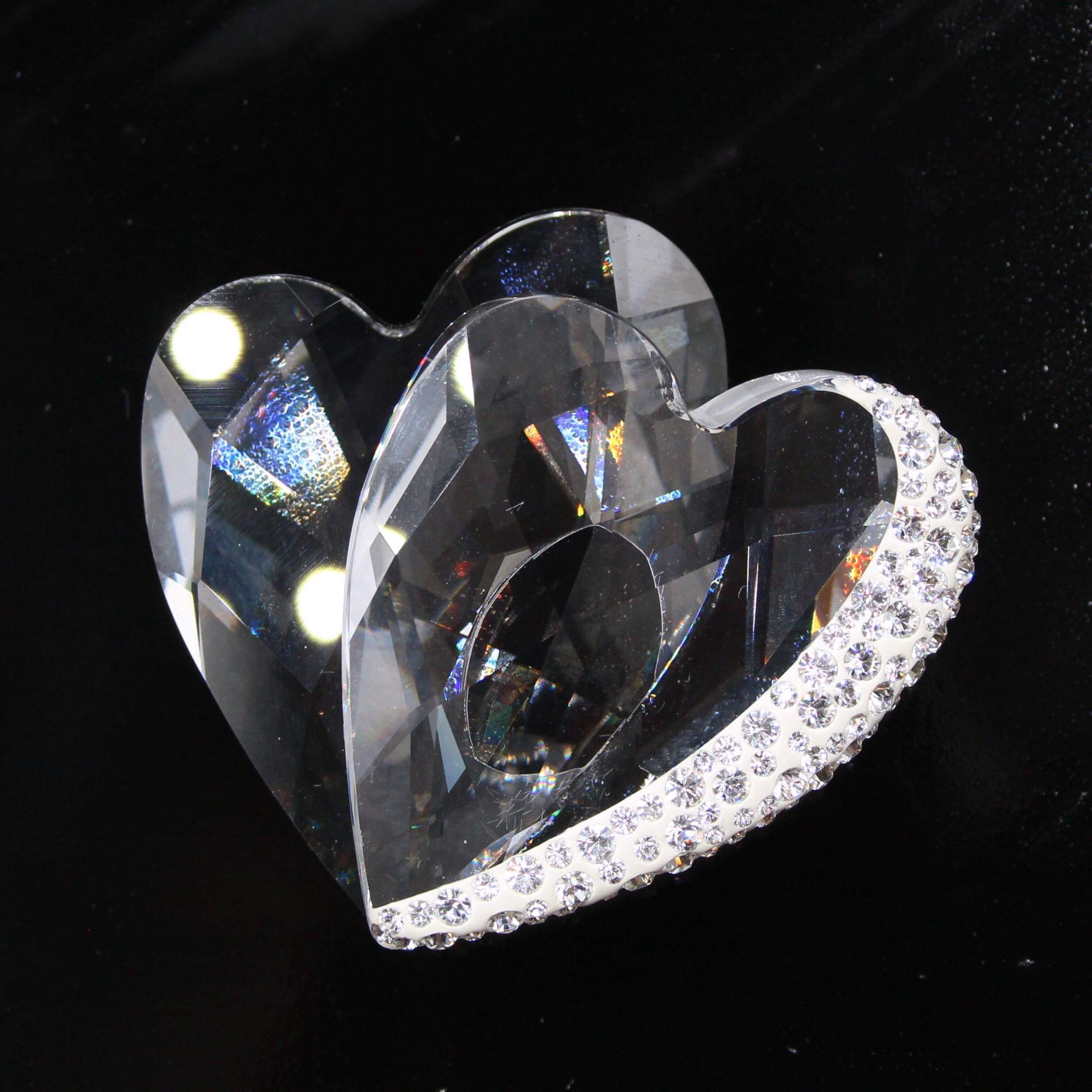 Swarovski Figurine: 995051 Loving Hearts | Mint with Box - Walmart.com
