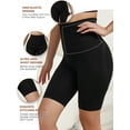 thumbnail image 5 of Athlemo Women'sTummy Control Butt Lifter Shorts High Waisted Shapewear Thigh Slimmer, 5 of 7