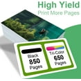 thumbnail image 6 of 67XL Ink Cartridges Compatible for HP67 Ink Cartridge for Ink 67 for DeskJet 2700 2752e 2755e 2855e 4155e 4255e Envy 6000 6055 6055e Printer (3PK,2 Black &1 Tri-color), 6 of 8