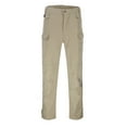 thumbnail image 3 of Conairie Mens Tactical Cargo Pants Lightweight Track Hiking Jogger Pants Comfortable Slim Fit Work Pants Multi Pockets Beige S, 3 of 9