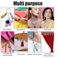 thumbnail image 3 of Acrylic Keychain Blanks Keychain Acrylic Keychain Blanks Keychain Tassels Set Round Acrylic Keychain Blanks And Keychain Tassels Pendant Keyring For DIY Key Rings Projects And, 3 of 8