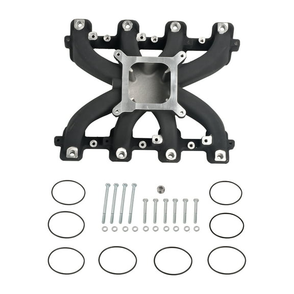 Aluminum Intake Manifold Single Aircraft for for GM LS Gen III or IV LS1/LS2/LS6