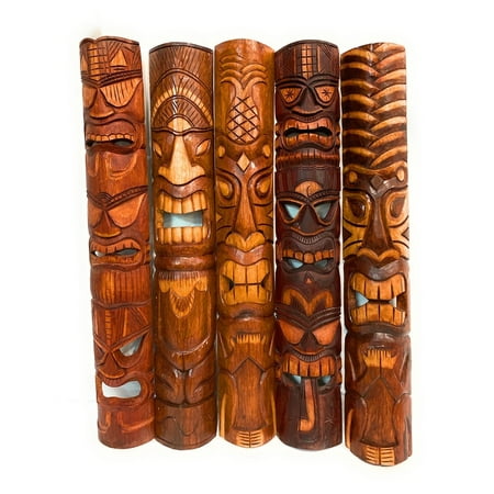 Set of 5 Tiki Masks 40