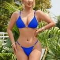 thumbnail image 5 of qucoqpe Bikini Sets for Women Two Piece Swimsuit Beach Vacation Swimwear Fashion Cute Bathing Suit, 5 of 7