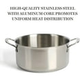thumbnail image 2 of Castelle 5-Quart Stainless Steel Dutch Oven with Lid, 2 of 5