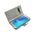 thumbnail image 3 of Galaxy J7 Jewelry Rhinestone Wallet Case In Silver, 3 of 4