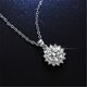 thumbnail image 3 of Collar redondo con solitario creado, corte halo, colgante redondo, collar colgante Collares y colgantes, 3 of 6