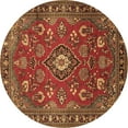 thumbnail image 1 of Ahgly Company Indoor Round Persian Brown Traditional Area Rugs, 6' Round, 1 of 4