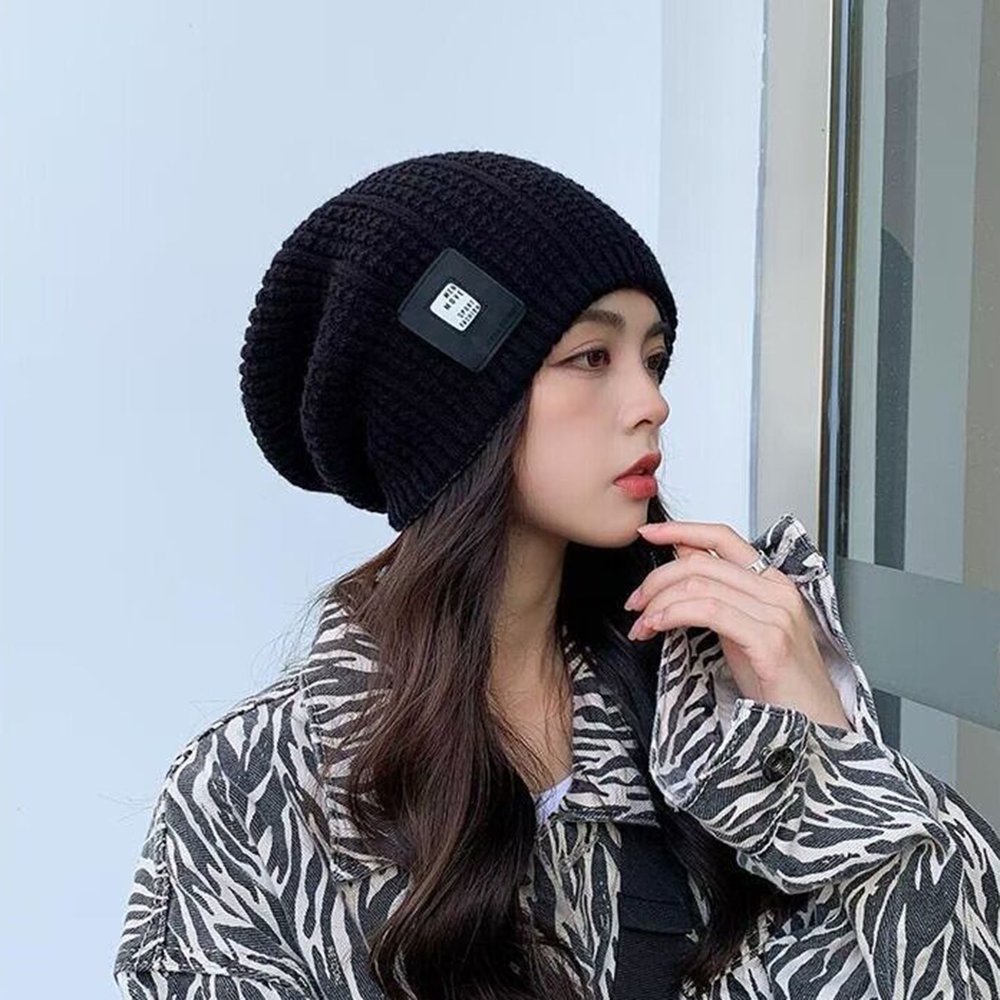 Bonnet D'Hiver Tricoté Doux - Unisexe Homme/Femme - Chaud Et Élastique - Taille Unique