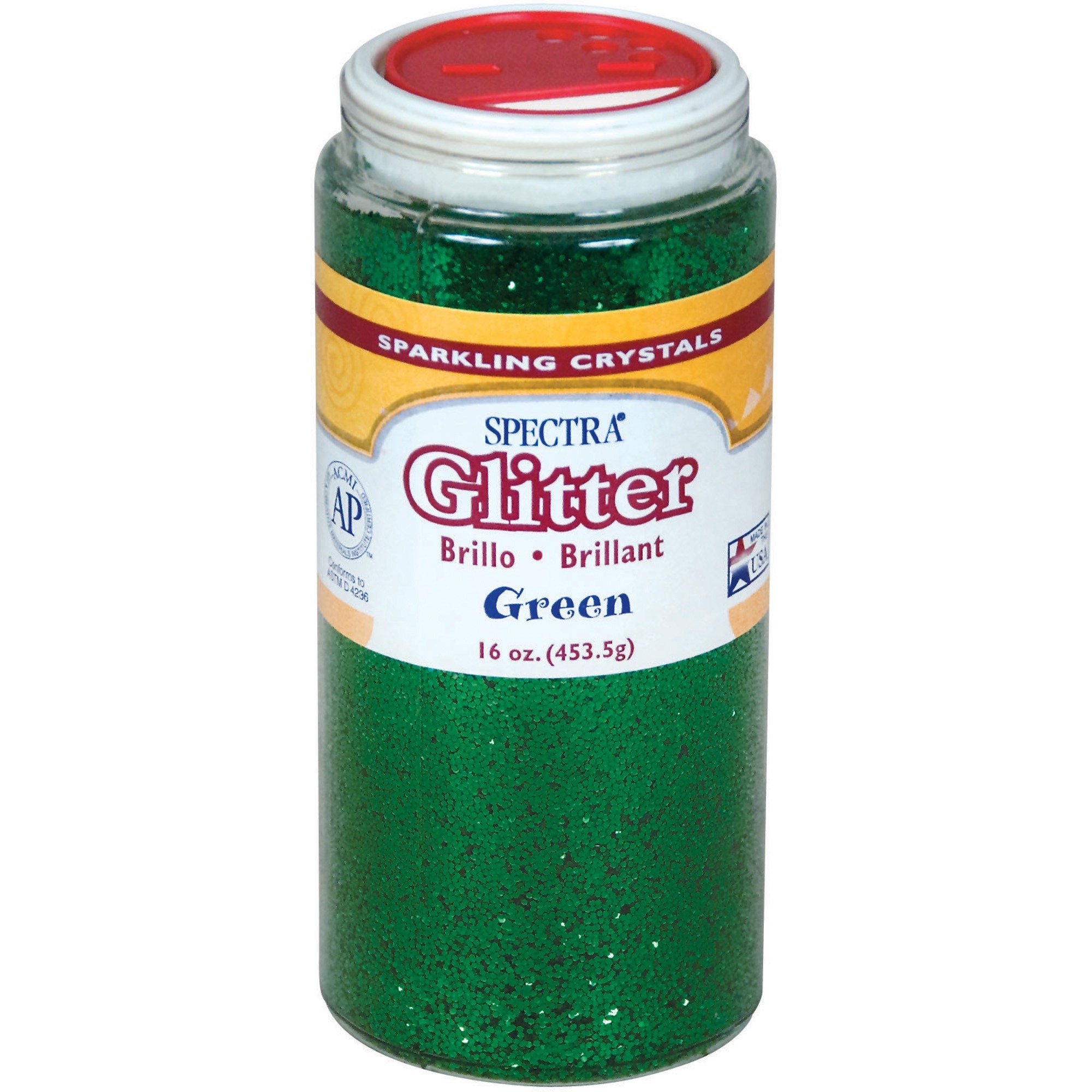 Pacon® Spectra® Glitter Sparkling Crystals, 1 lb., Green - image 3 of 3