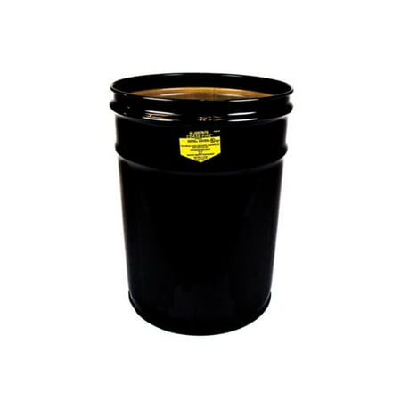Justrite 26050K 6 Gallon Drum-Black