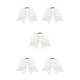 thumbnail image 1 of Qarigey Banda para el cabello grande Bowknot Elástico Adornos de goma Ajustable Snag Free Ponytail Holder Bobbles Seamless Scrunchies White Type2 NO2, 1 of 6