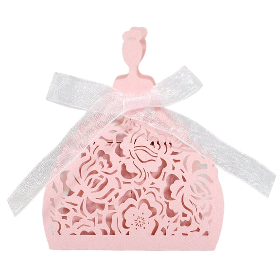 50PCS Rose Girl Candy Boxes for Wedding, Baby Shower & Birthday Party – Elegant DIY Gift Boxes for Chocolates, Cookies & Favors