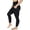 Black W/Pocket, variant on yoga pants Womens High Waisted Yoga Legging Elastic Free Squat Proof Workout Pant