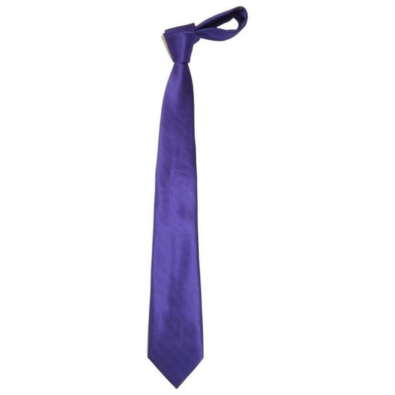 Mens Tie ZENIO By Stacy Adams Slim Narrow Twill Woven Soft Silky Z15 Purple