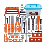 fastboy Kids Tool Toy Set Fun And Educational Simulation Game Boy Child Toy ABS Tools Kit Tool Toys Tool Set Toy Tool Toolbox 【39pcs