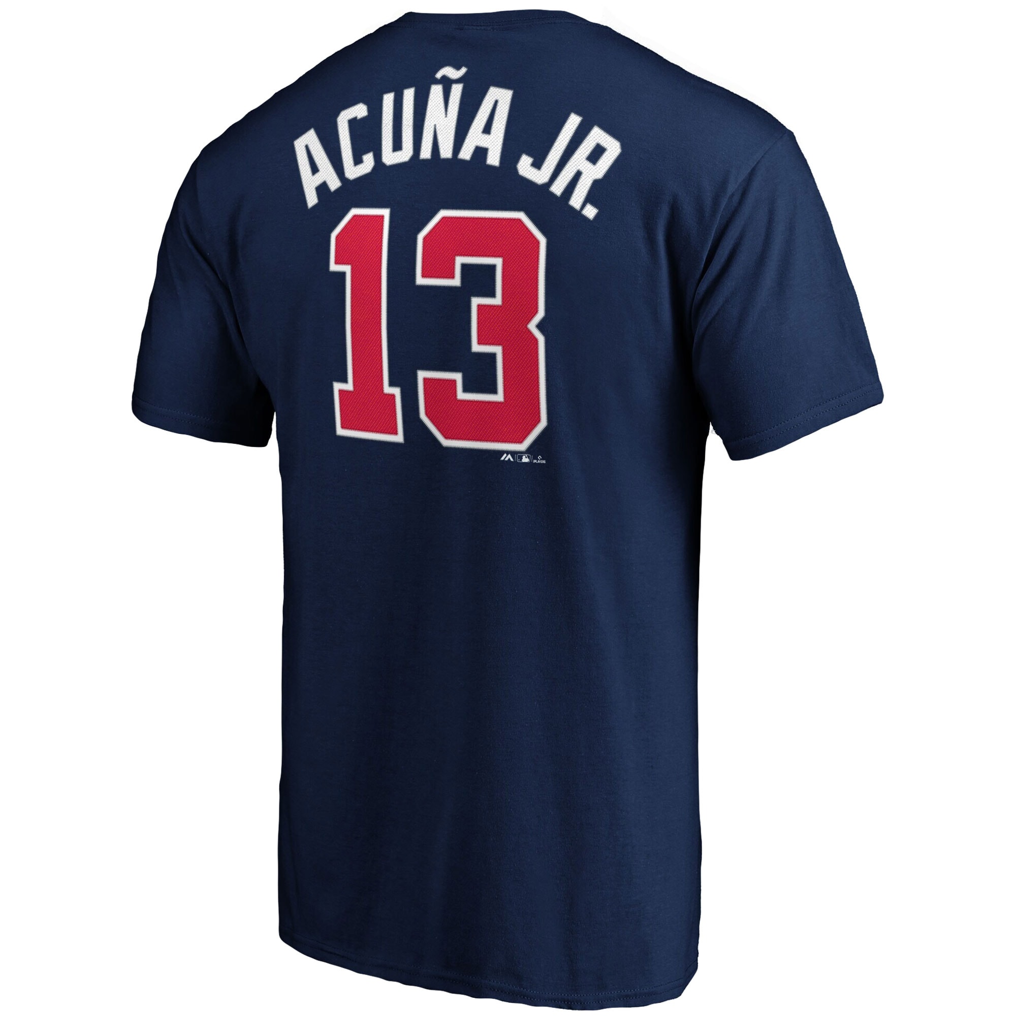 Atlanta Braves R Acuna Jr - MLB Player Men's Short Sleeve Crew Neck T-Shirt - image 3 of 3