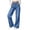 #Sky Blue 1, variant on Vynhevius Women's Denim Jeans Solid Straight Leg Multi Pockets Elastic Waist Long Trousers
