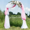 thumbnail image 4 of Honrane Glitter Backdrop Drapery - 2Pcs/Set, Fade-resistant, Wrinkle-Free, Soft Elegant Decoration for Outdoor Wedding Arch Draping Swag, Festival Supply, 4 of 8