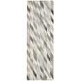 thumbnail image 2 of SAFAVIEH Studio Leather Marissa Geometric Runner Rug, Ivory/Grey, 2'3" x 7', 2 of 7