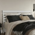 thumbnail image 3 of AFI Savannah King Solid Wood Headboard with Attachable Charger, White, 3 of 8