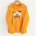thumbnail image 4 of Molidfa Women's Halloween Ghost Hoodie Cute Pumpkin Graphic Oversized Pullover Sweatshirt, 4 of 5