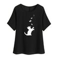thumbnail image 5 of Lumivie Plus Size Tops For Women 4X-5X Clearance Tshirts Shirts For Women Women Blouses For Jeans Workout Shirts Women Tight Square Neck, 5 of 6