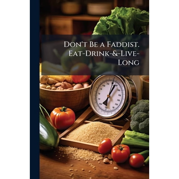 Don't Be a Faddist. Eat-Drink-&-Live-Long : (Common Sense Suggestions for Ordinary Diet & Hygiene) (Paperback)