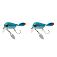 thumbnail image 1 of Señuelos de pesca con ojos 3D Micro Crankbaits flotantes cebos duros Minnow color azul, 1 of 4