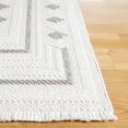 thumbnail image 3 of SAFAVIEH Lotus Eunice Geometric Area Rug, Ivory/Grey, 6'7" x 6'7" Square, 3 of 8