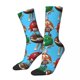 thumbnail image 5 of Calcetines divertidos de chocolate para hombre, colección de personajes de caramelo, estilo vintage Harajuku, hip hop, novedosos, sin costuras, con estampado de regalo, 5 of 7
