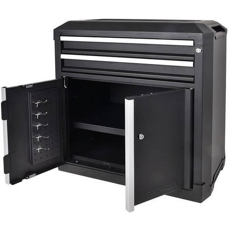 Tactix Modular Storage System 2-Drawer 2-Door Cabinet - Walmart.com